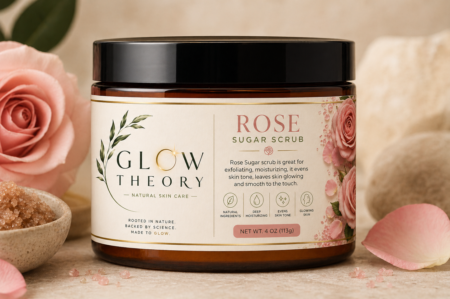 Rose Body Scrub